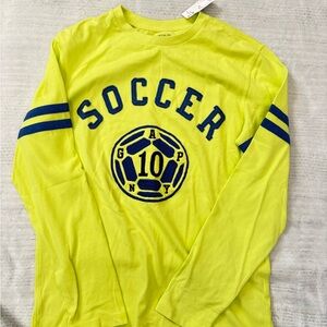 GAP Bright Yellow Soccer Graphic Tee